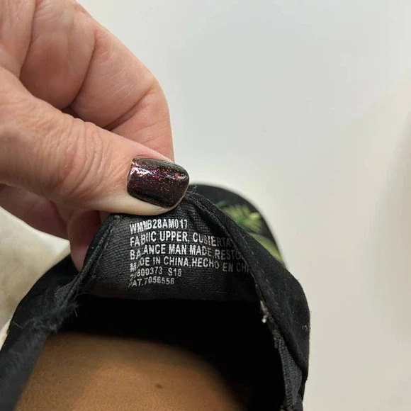 Big Buddha Black Embroidered Flowers Slip-on Skate Suede Loafers- 9 - Picture 8 of 9